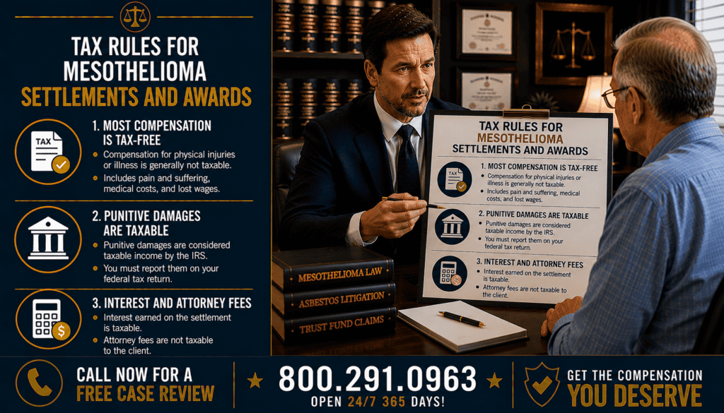 Tax Rules for Mesothelioma Settlements and Awards