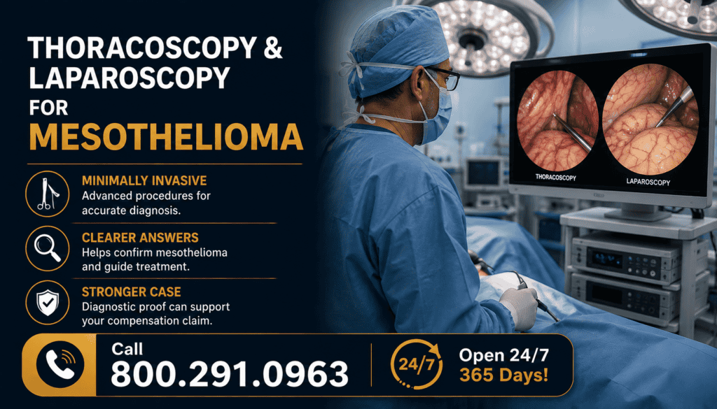 Thoracoscopy & Laparoscopy for Mesothelioma - Diagnosis