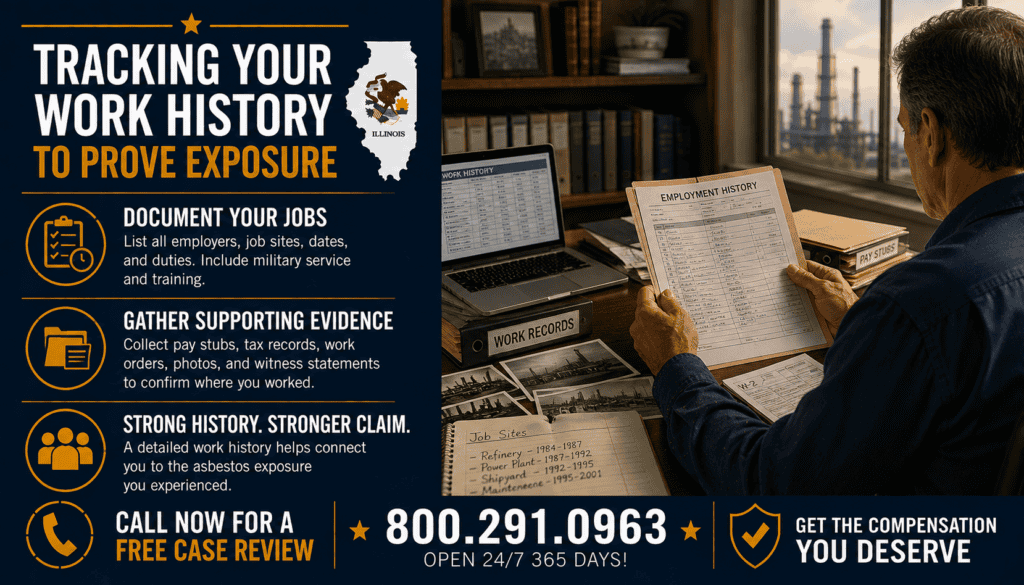 Tracking Your Work History to Prove Exposure - Mesothelioma