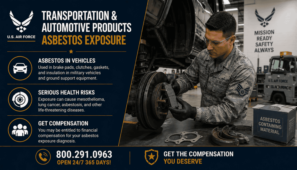 Transportation & Automotive Products Asbestos Exposure - Mesothelioma