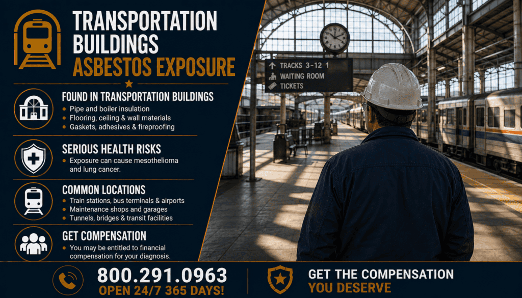 Transportation Buildings Asbestos Exposure - Mesothelioma