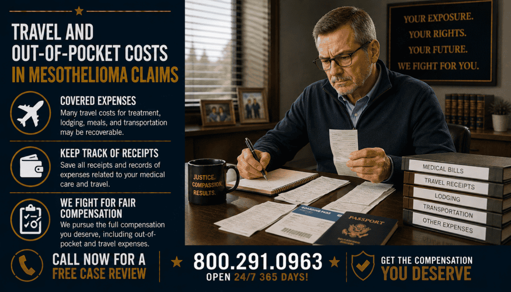 Travel and Out-of-Pocket Costs in Mesothelioma Claims