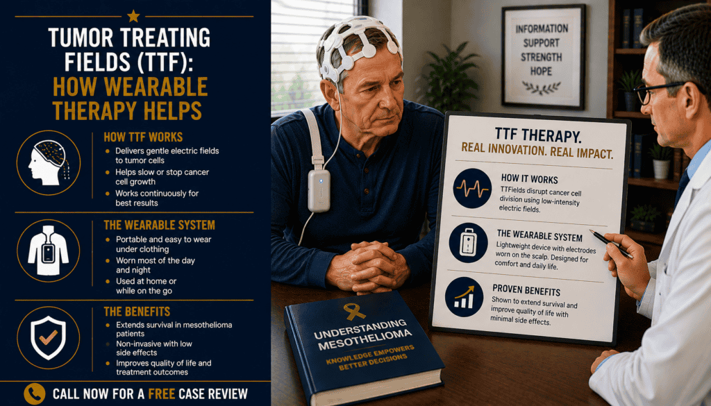 Tumor Treating Fields (TTF) How Wearable Therapy Helps - Mesothelioma