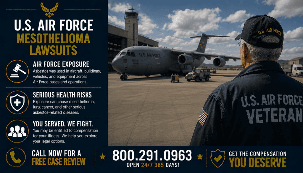 U.S. Air Force Mesothelioma Lawsuits