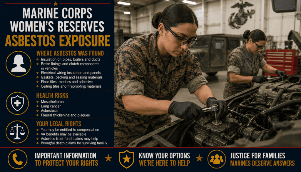U.S. Marine Corps Women’s Reserves Asbestos Exposure Lawsuits - Mesothelioma