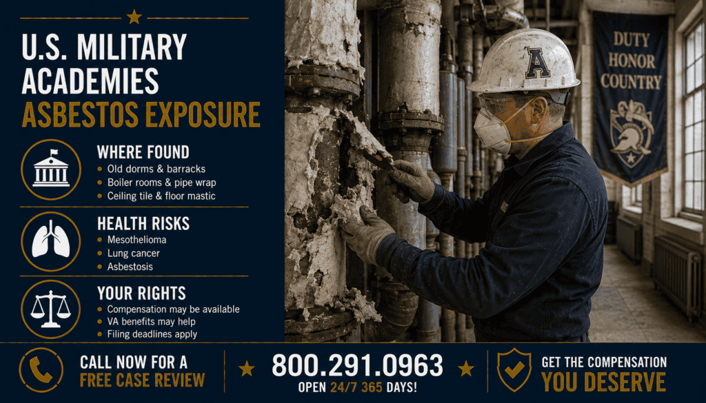 U.S. Military Academies Asbestos Exposure - Mesothelioma