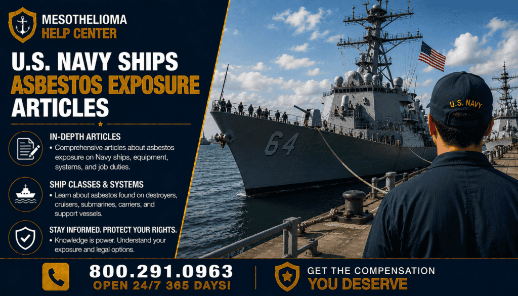 U.S. Navy Ships Asbestos Exposure Articles - Mesothelioma