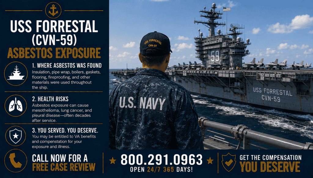 USS Forrestal (CVN-59) Asbestos Exposure - Mesothelioma