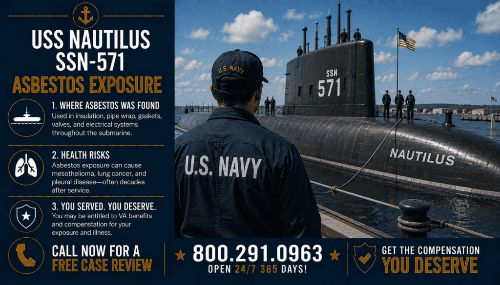 USS Nautilus SSN-571 Asbestos Exposure - Mesothelioma