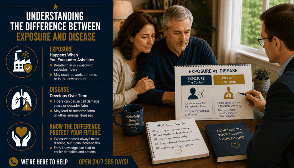 Understanding the Difference Between Exposure and Disease - Mesothelioma