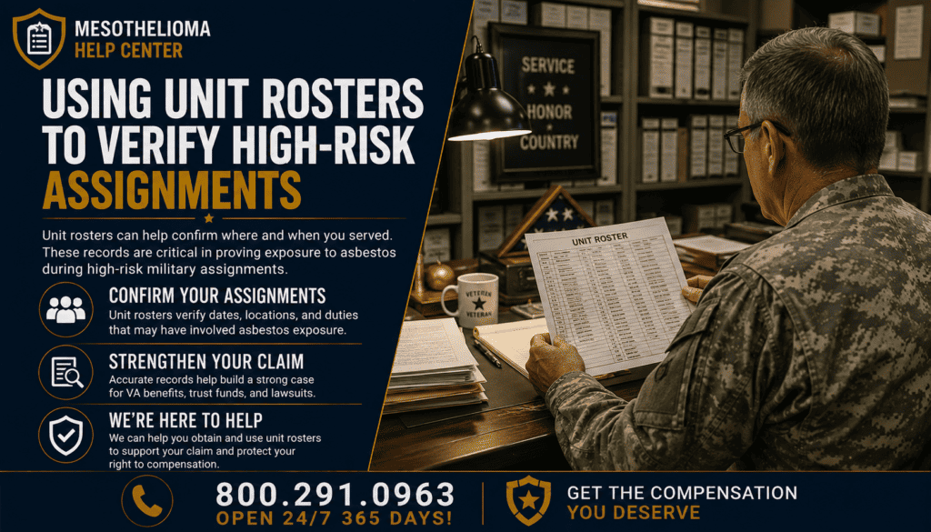 Using Unit Rosters to Verify High-Risk Assignments - Mesothelioma