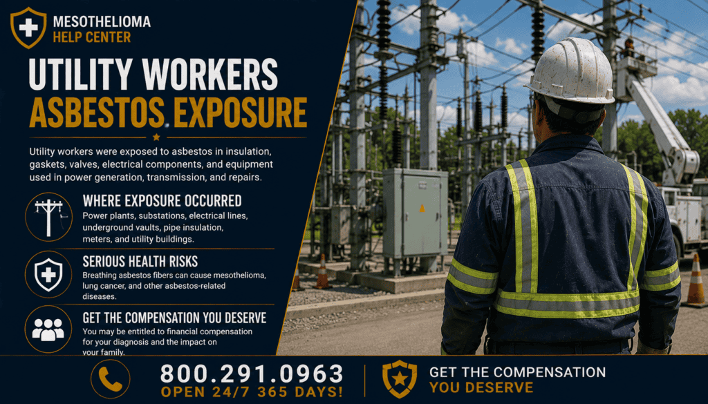Utility Workers Asbestos Exposure - Mesothelioma