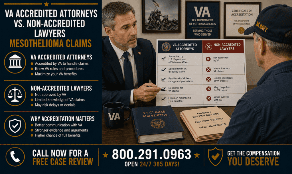 VA-Accredited Attorneys vs. Non-Accredited Lawyers - Mesothelioma