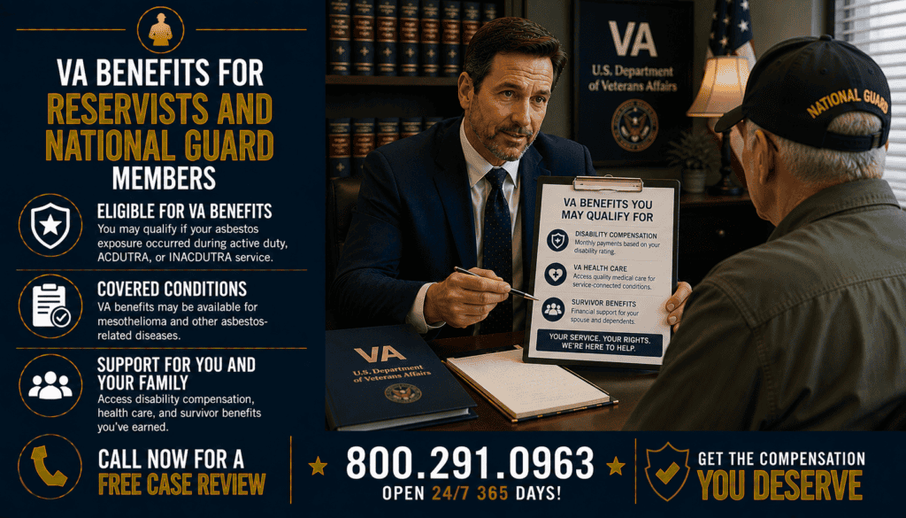 VA Benefits for Reservists and National Guard Members - Mesothelioma