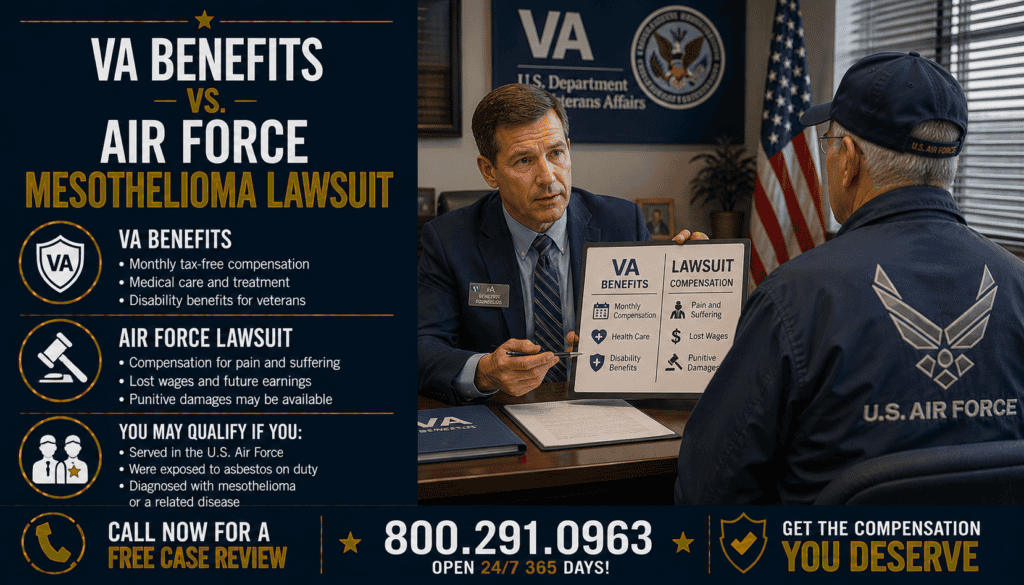 VA Benefits vs. Air Force Mesothelioma Lawsuit