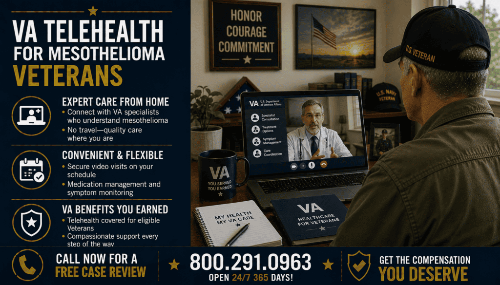 VA Telehealth for Mesothelioma Veterans