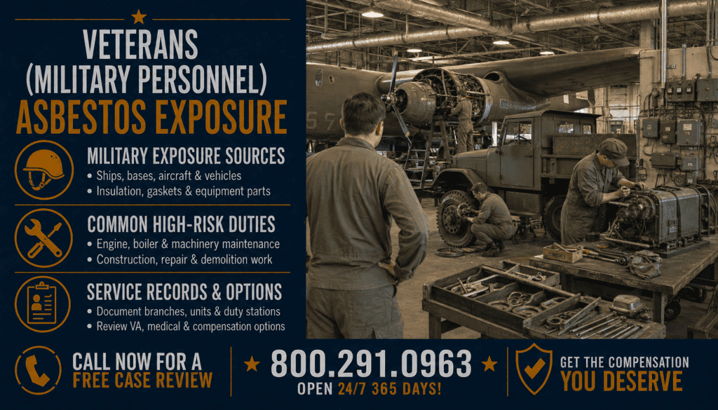 Veterans (Military Personnel) Asbestos Exposure - Mesothelioma Lawsuit