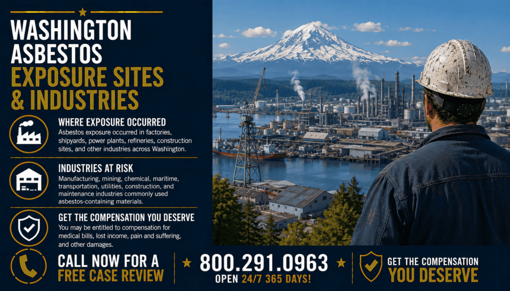 Washington Asbestos Exposure Sites & Industries - Mesothelioma