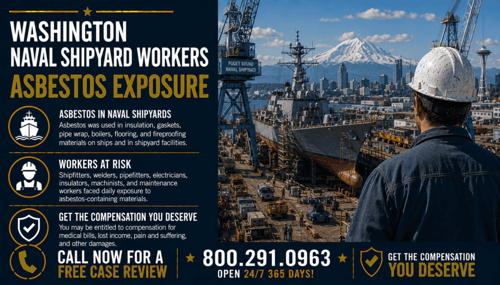 Washington Naval Shipyard Workers Asbestos Exposure