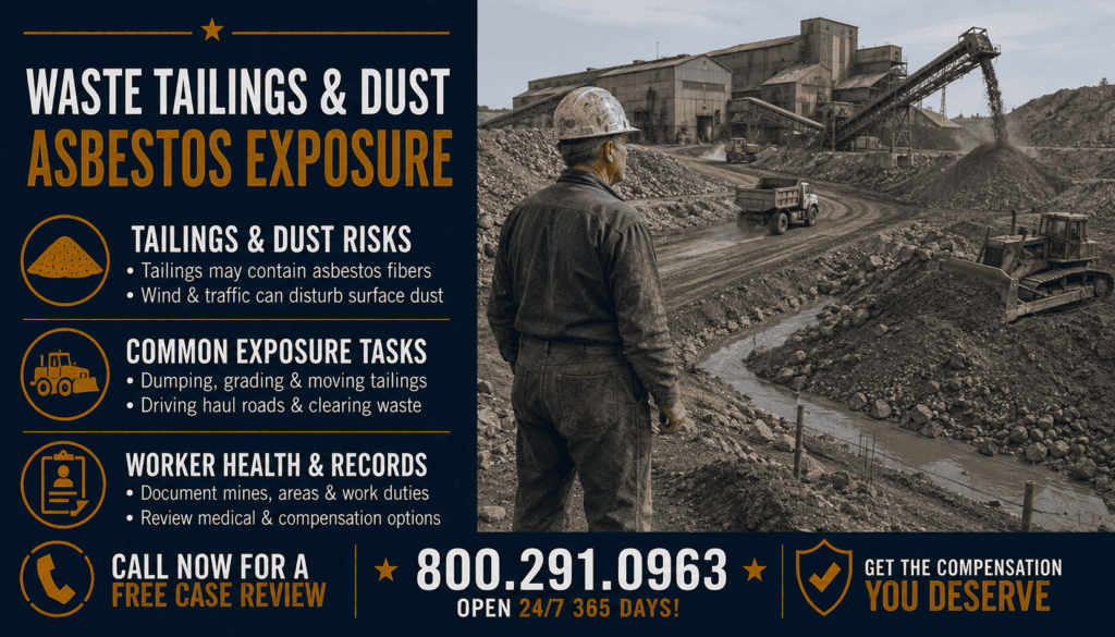 Waste Tailings & Dust Asbestos Exposure - Mesothelioma