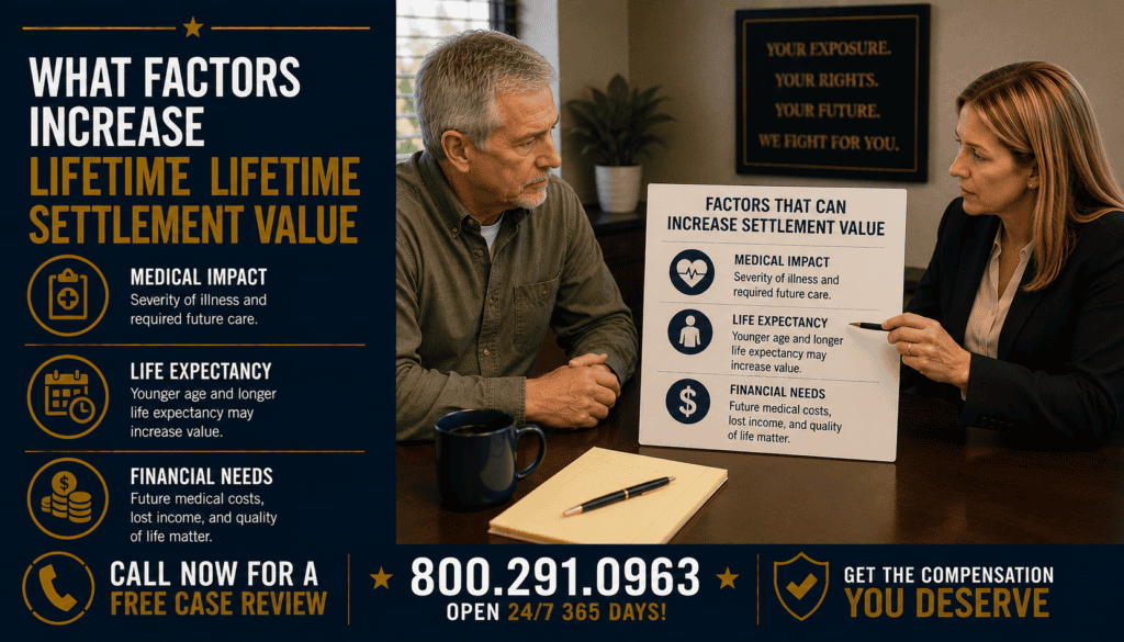 What Factors Increase Lifetime Settlement Value - Mesothelioma