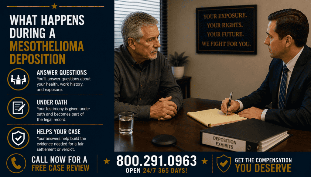 What Happens During a Mesothelioma Deposition - Mesothelioma Lawsuit