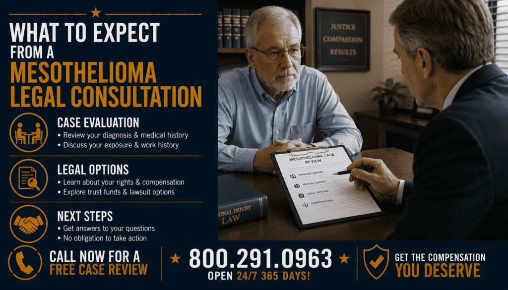 What to Expect From a Mesothelioma Legal Consultation
