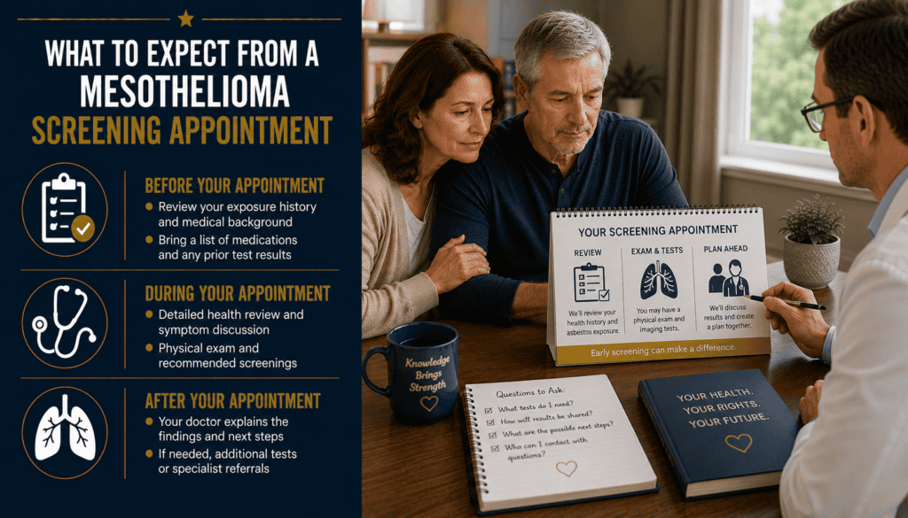 What to Expect From a Mesothelioma Screening Appointment - Mesothelioma