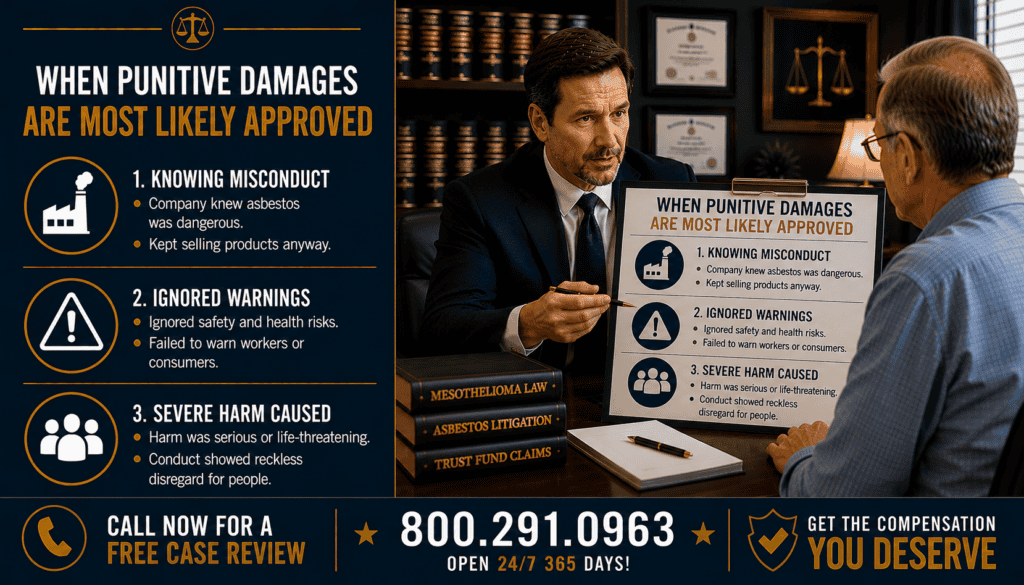 When Punitive Damages Are Most Likely Approved - Mesothelioma (2)