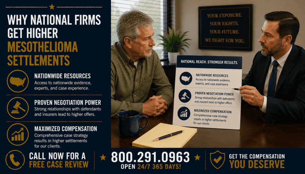 Why National Firms Get Higher Mesothelioma Settlements Mesothelioma Lawsuit