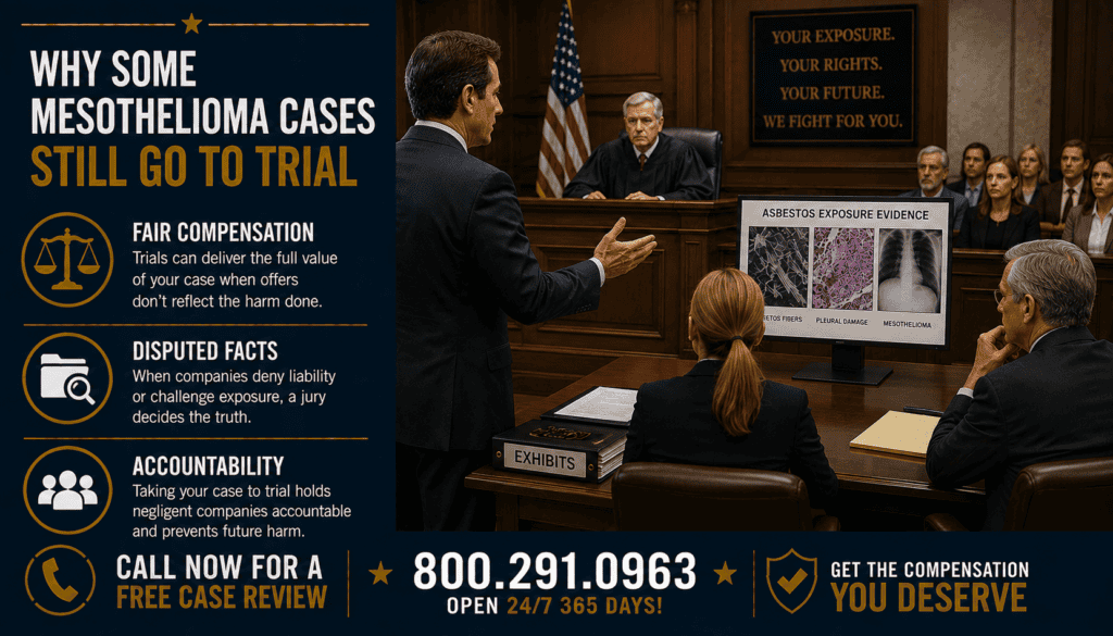 Why Some Mesothelioma Cases Still Go to Trial - Mesothelioma Lawsuit