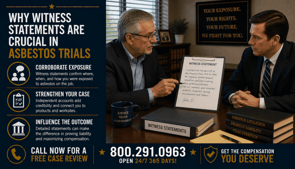 Why Witness Statements Are Crucial in Asbestos Trials