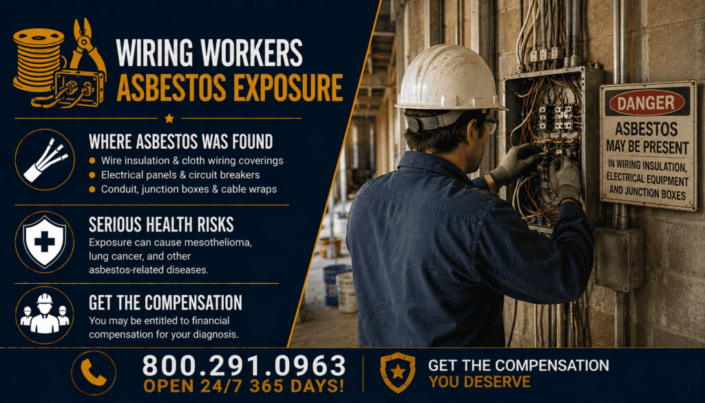 Wiring Workers Asbestos Exposure - Mesothelioma