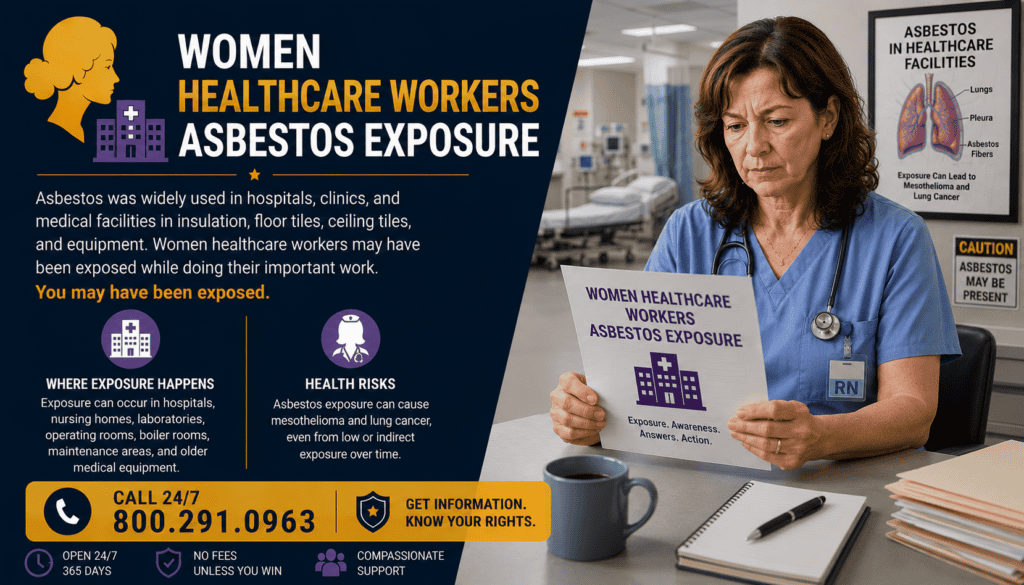 Women Healthcare Workers Asbestos Exposure - Mesothelioma