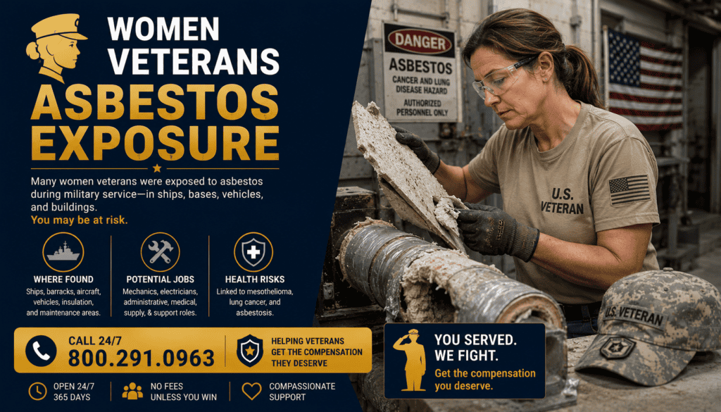Women Veterans Asbestos Exposure - Mesothelioma Lawsuit