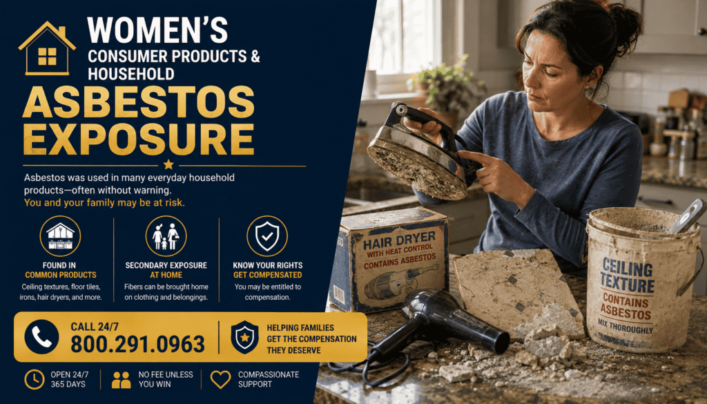 Women's Consumer Products & Household Asbestos Exposure