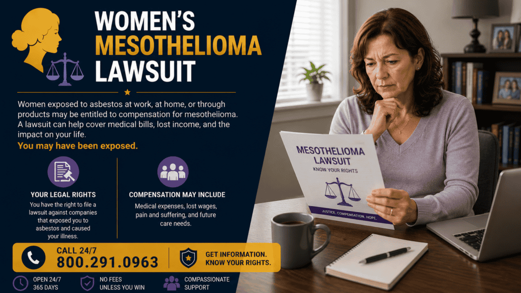 Women’s Mesothelioma Lawsuit - Asbestos Exposure