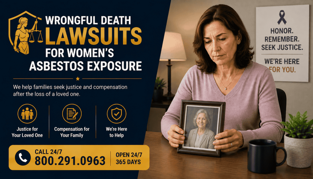 Wrongful Death Lawsuits for Women’s Asbestos Exposure - Mesothelioma Lawsuit
