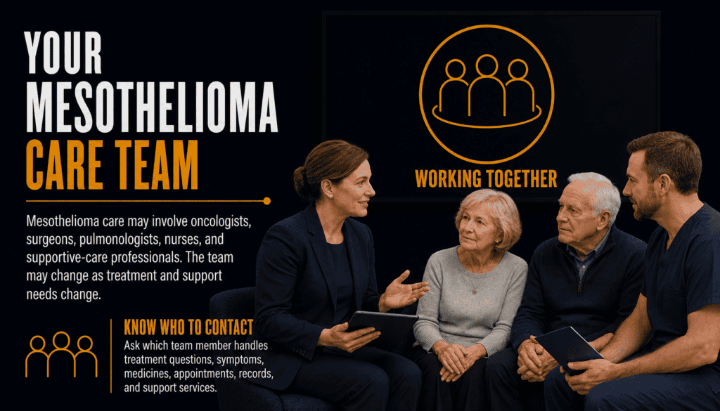 Your Mesothelioma Care Team Who They Are & What They Do