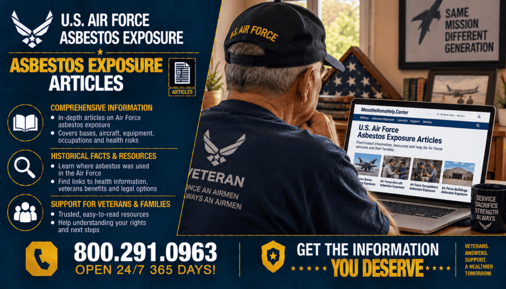 Air Force Asbestos Exposure Articles - Mesothelioma Lawsuit
