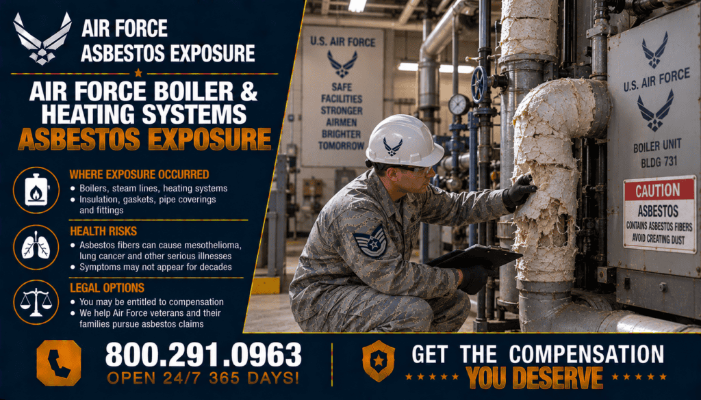 Air Force Boiler & Heating Systems Asbestos Exposure - Mesothelioma