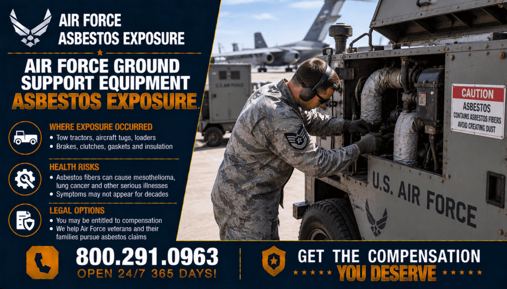 Air Force Ground Support Equipment Asbestos Exposure - Mesothelioma