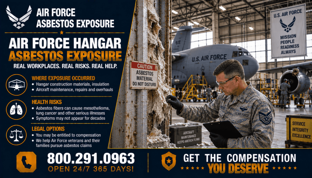 Air Force Hangar Asbestos Exposure - Mesothelioma