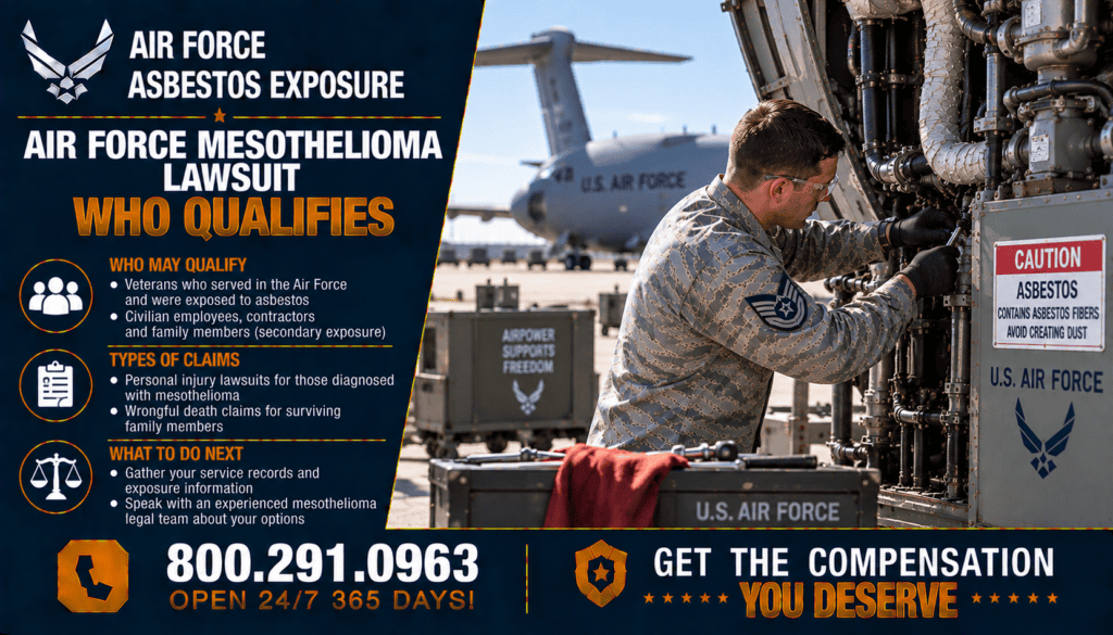Air Force Mesothelioma Lawsuit – Who Qualifies - Mesothelioma