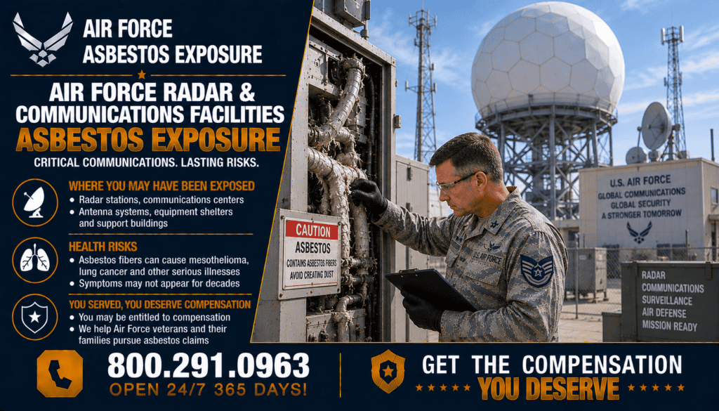 Air Force Radar & Communications Facilities Asbestos Exposure - Mesothelioma