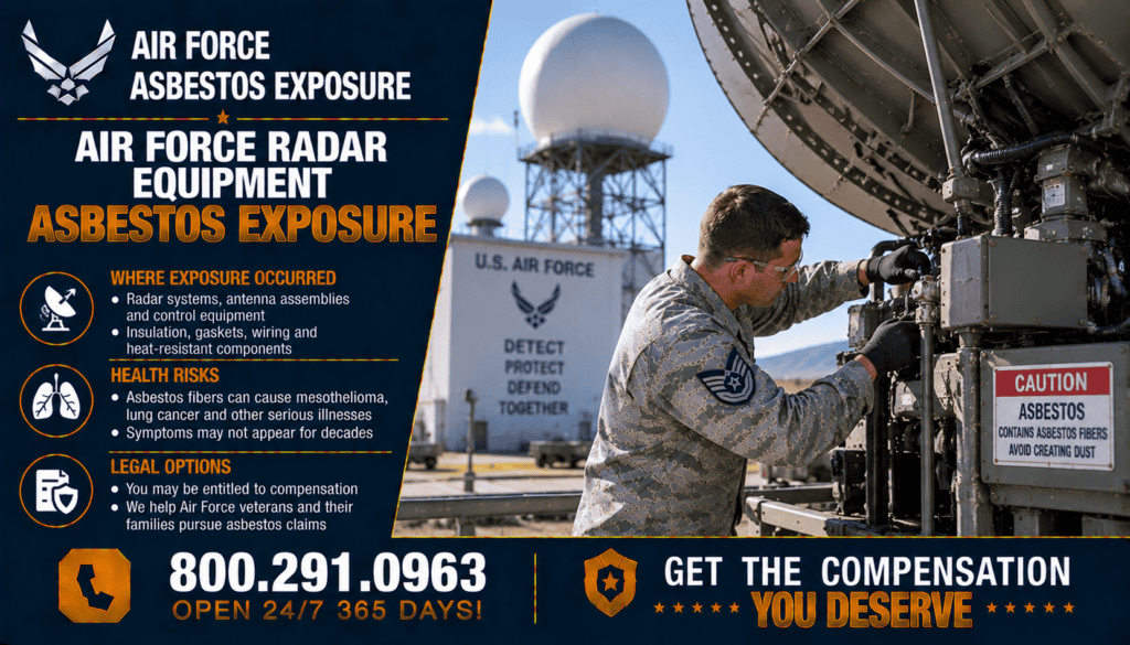 Air Force Radar Equipment Asbestos Exposure - Mesothelioma