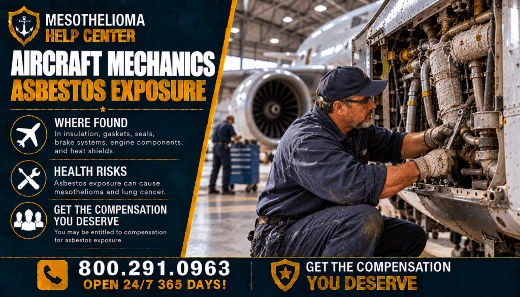 Aircraft Mechanics Asbestos Exposure - Mesothelioma