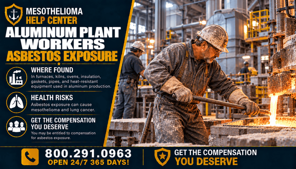 Aluminum Plant Workers Asbestos Exposure - Mesothelioma