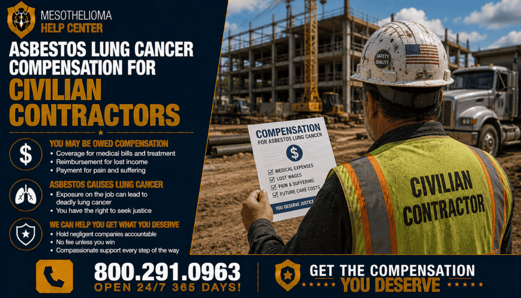 Asbestos Lung Cancer Compensation for Civilian Contractors - Mesothelioma