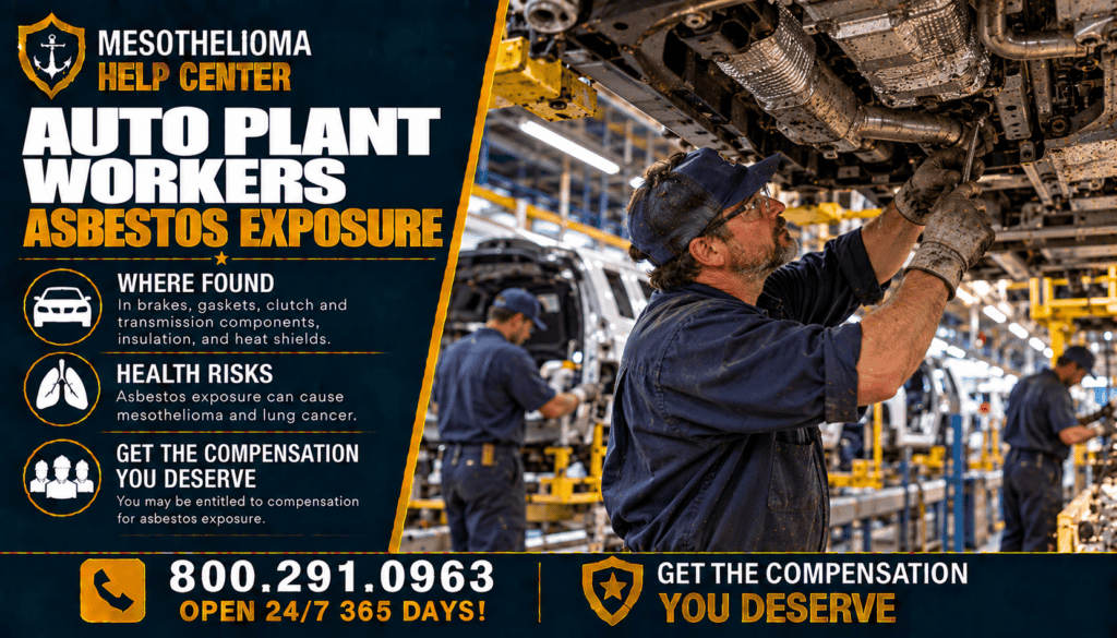 Auto Plant Workers Asbestos Exposure - Mesothelioma